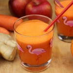 Zesty carrot and ginger juice