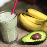 Coconut and avocado smoothie