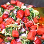 Cucumber and melon salad