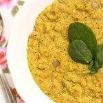 Beautifully spiced broccoli dal