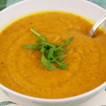 Curried sweet potato soup